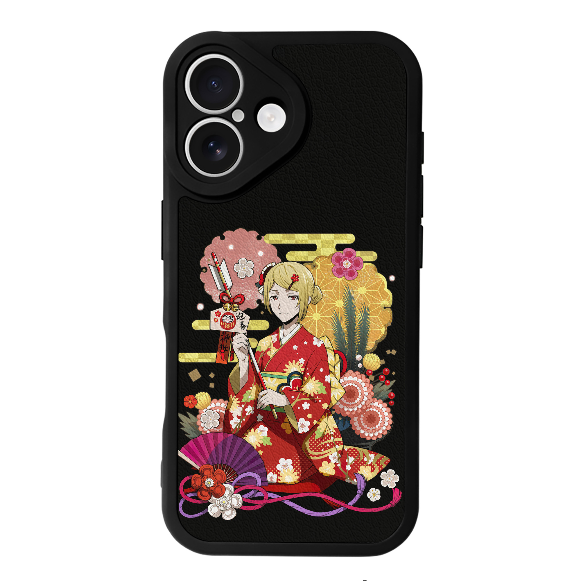 （画像用） 文豪ストレイドッグス Bungo Stray Dogs 【iPhone 16シリーズ対応】シリコンスマホケース（レザー調） 材質：シリコン